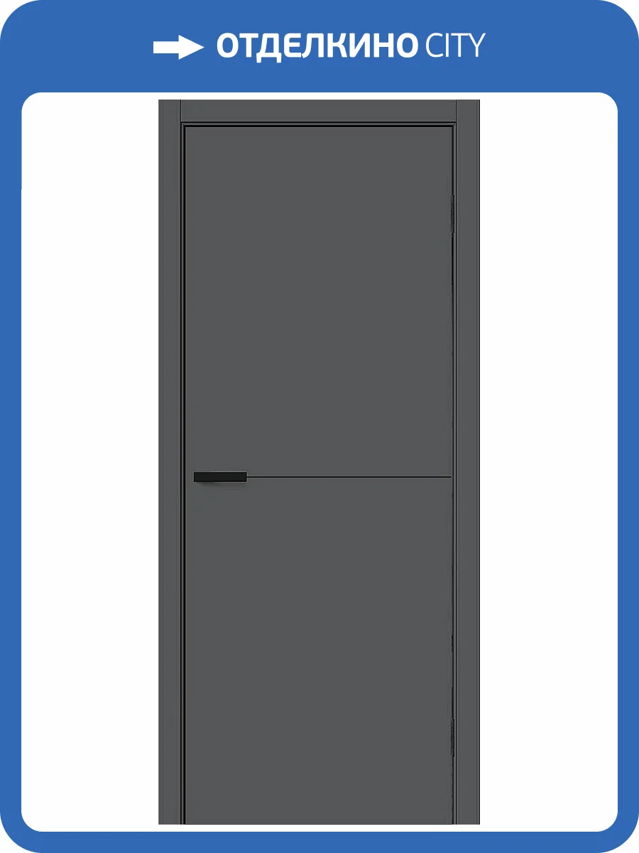 Межкомнатная дверь Bravo Браво-0.21 П полотно Stormy Silk 700x2300 фото 2