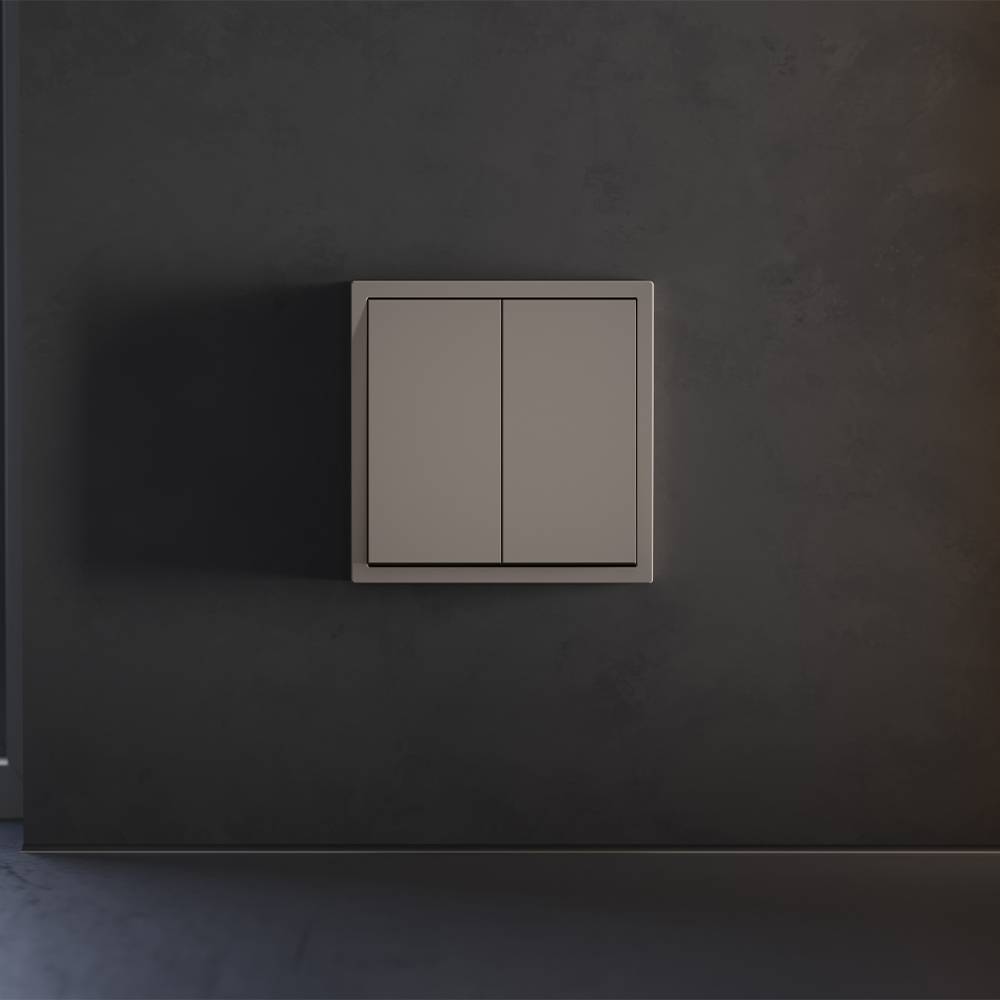 Клавиши для 2-клавишного выключателя Voltum S70 VLS000314 капучино фото 3