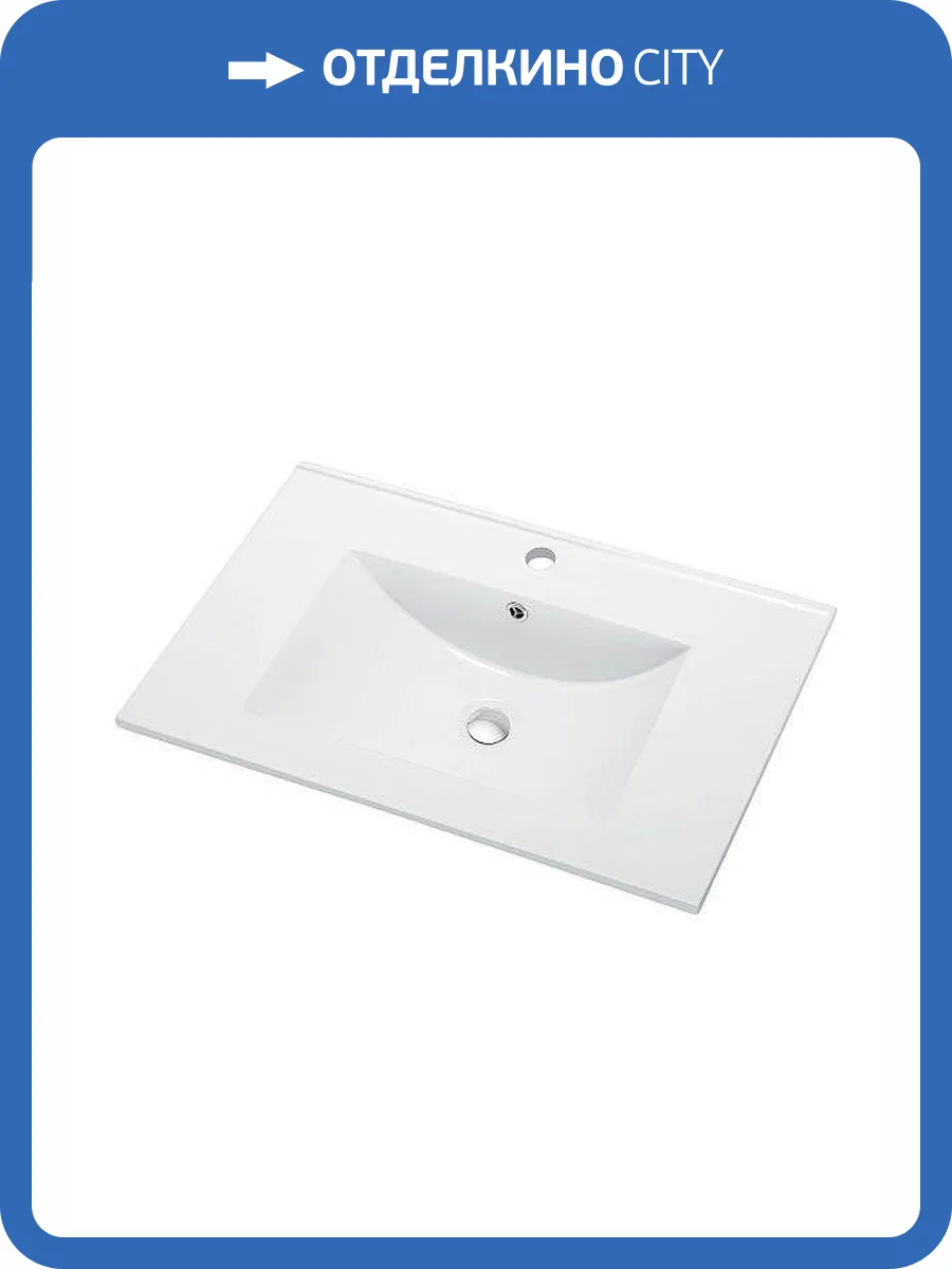 Раковина Agger ASF11800 82 см, белая глянцевая фото 8