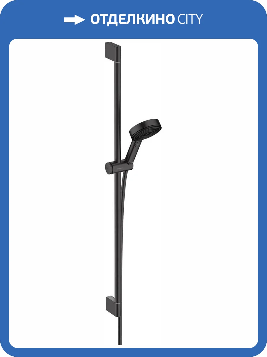 Душевой гарнитур Hansgrohe Pulsify Relaxation 24171670 105 3jet EcoSmart, черный матовый фото 7