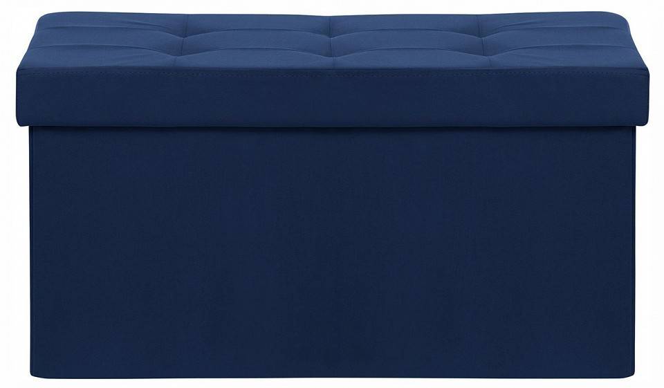 Банкетка-сундук Leset Леда 4687205442208 Темно-синяя Velutto 26 фото 2