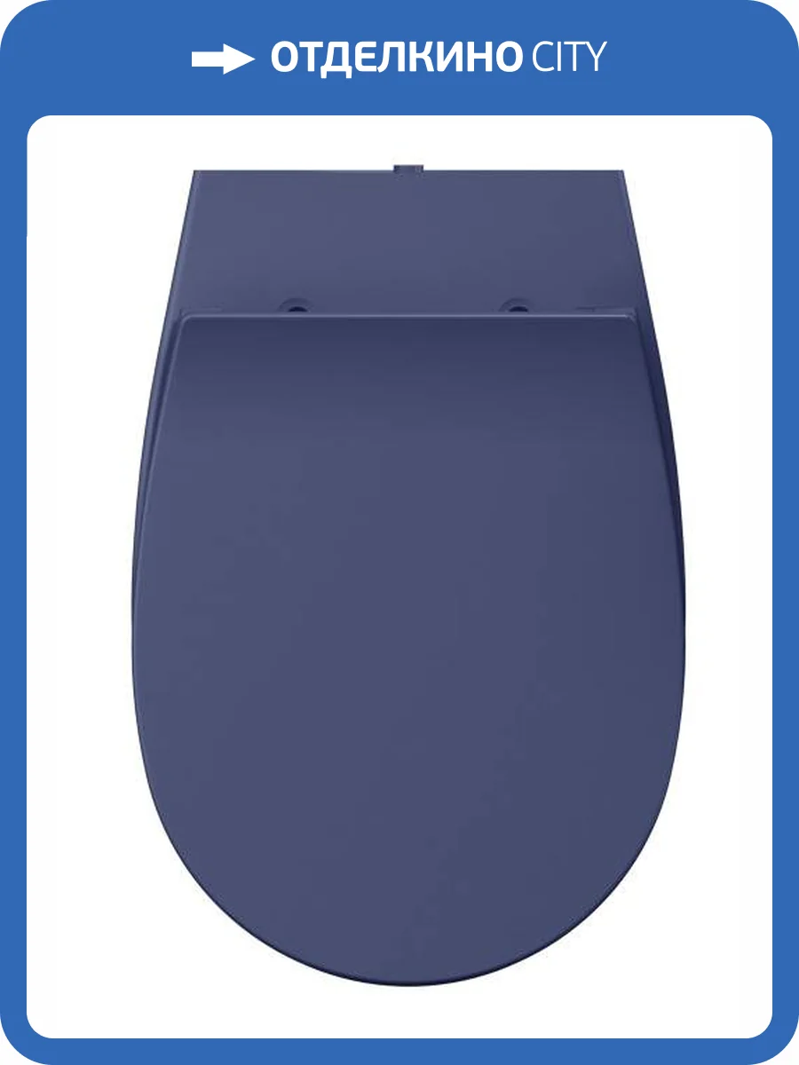 Крышка-сиденье Isvea Sentimenti Neo 40D80544I-S с микролифтом, синий матовый фото 5