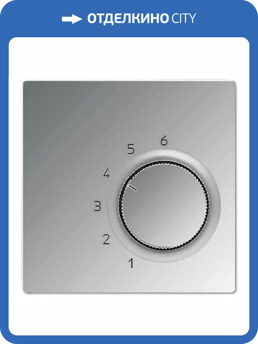 Накладка термостата комнатного Jung LS 990 блестящий хром GCRTR236PL фото 2