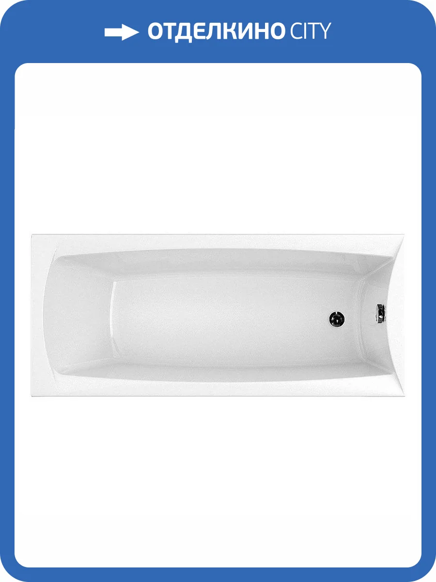 Акриловая ванна Aquanet Cariba 205350 170x75 с каркасом фото 9