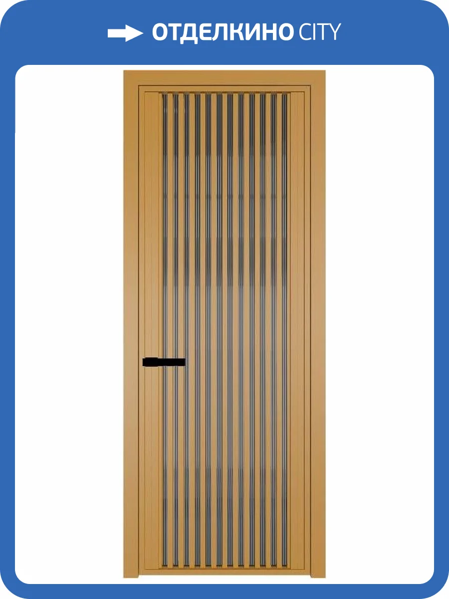 Межкомнатная дверь Profil Doors 3 AGP цвет профиля Золото, стекло безопасное 6 мм мору тонированное 800x2000 фото 2