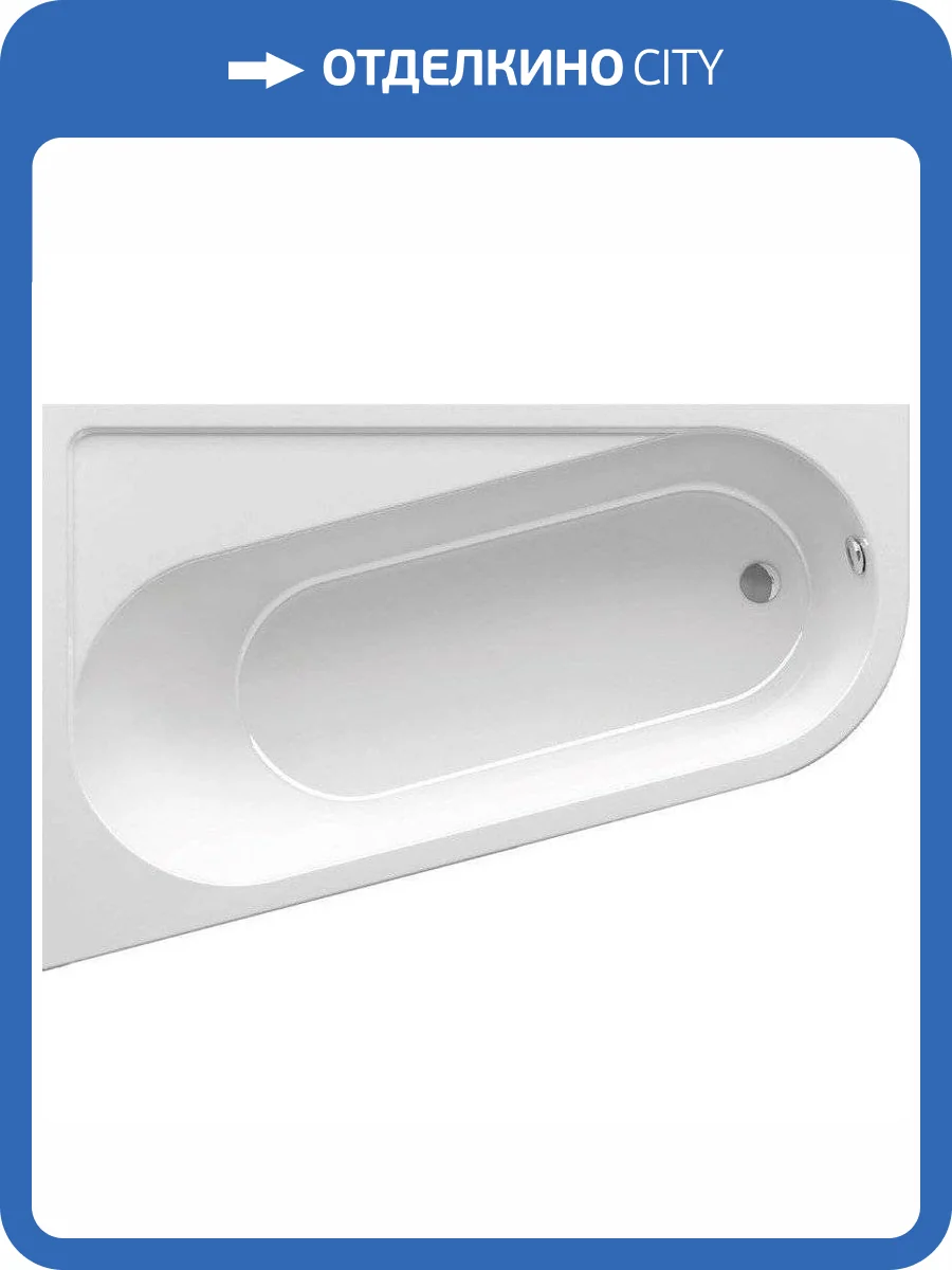 Акриловая ванна Ravak Chrome CA51000000 160x105 левая фото 5