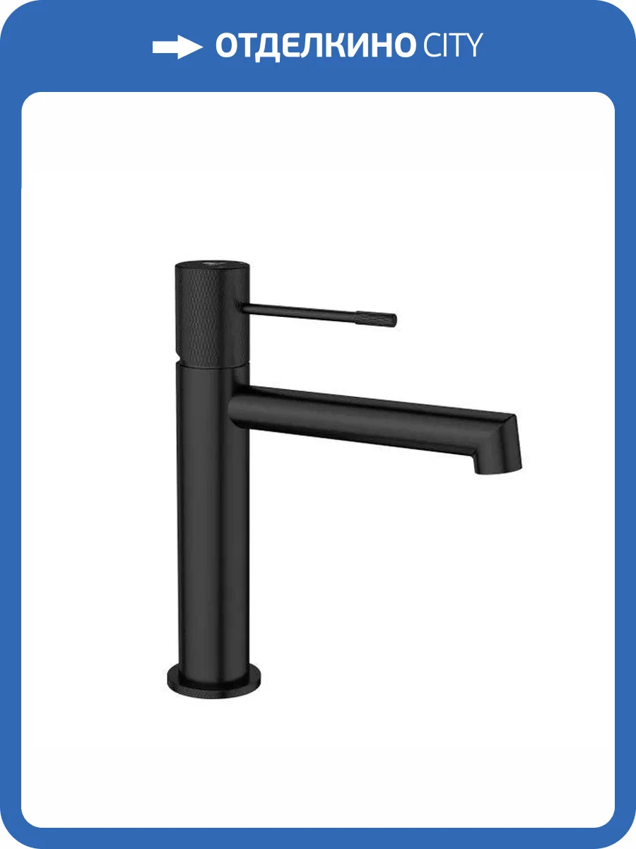 Смеситель для раковины Vincea Desire VBF-1D1MB черный фото 6