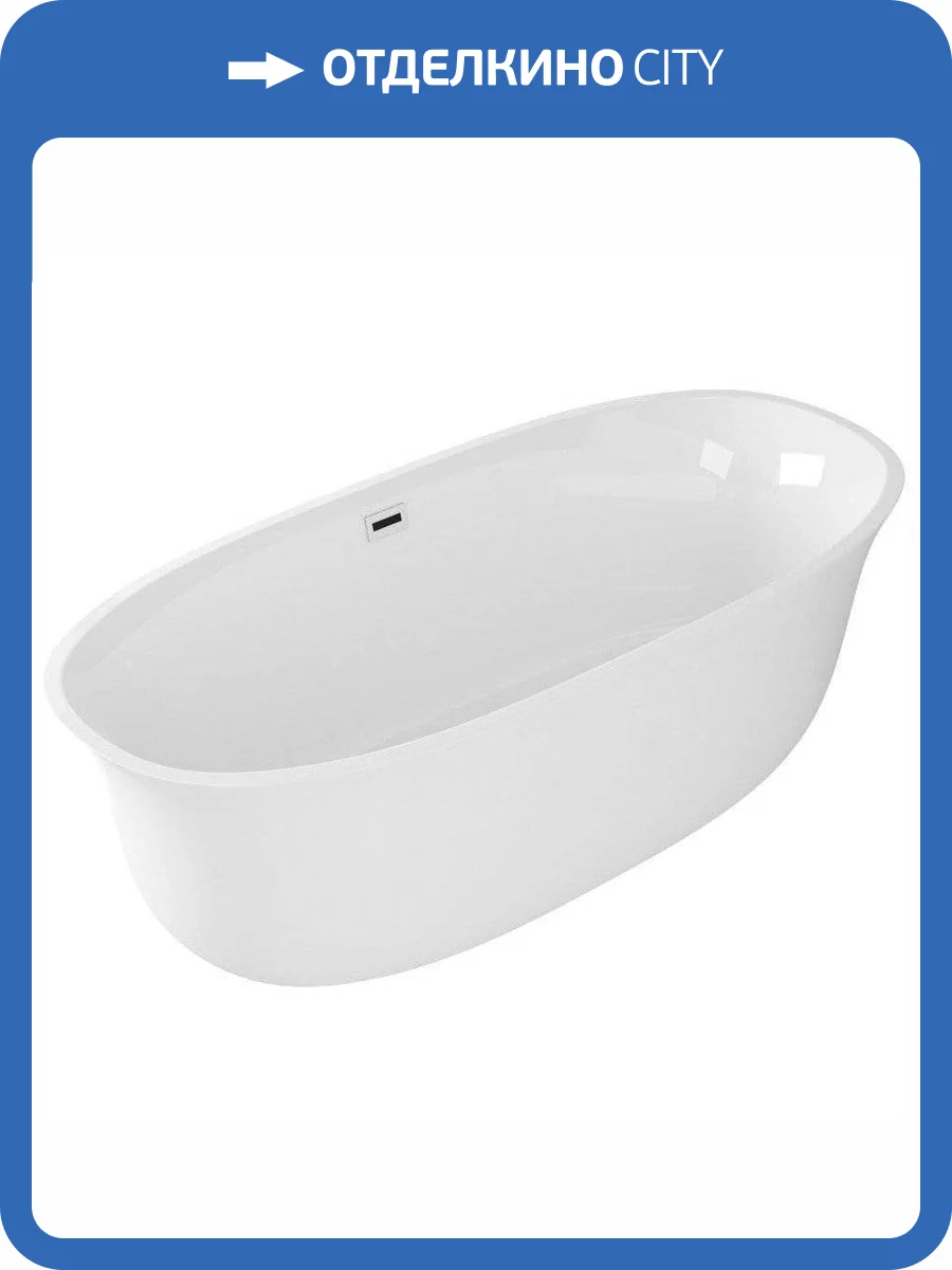 Акриловая ванна Grossman GR-1201 166x75 фото 4
