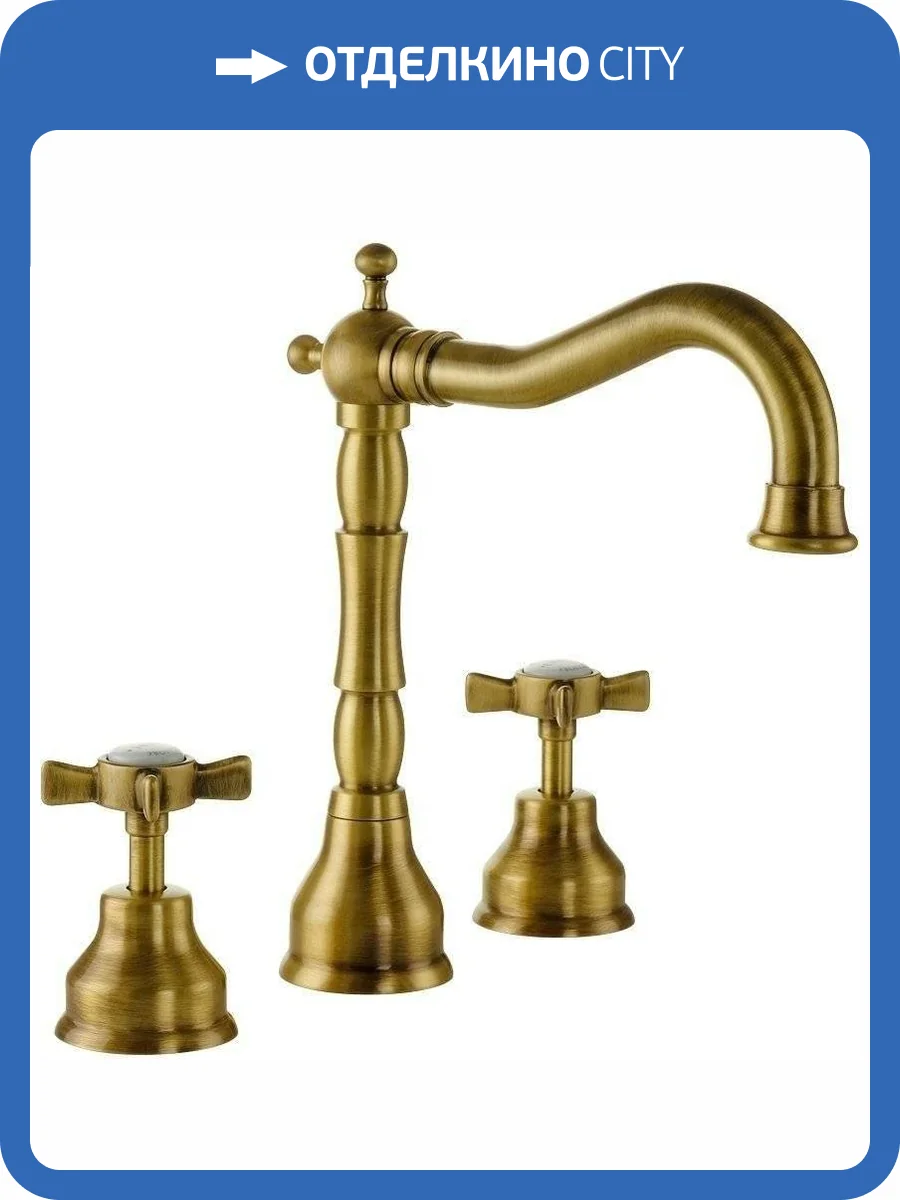 Смеситель для раковины Migliore Princeton 19350 бронза фото 3
