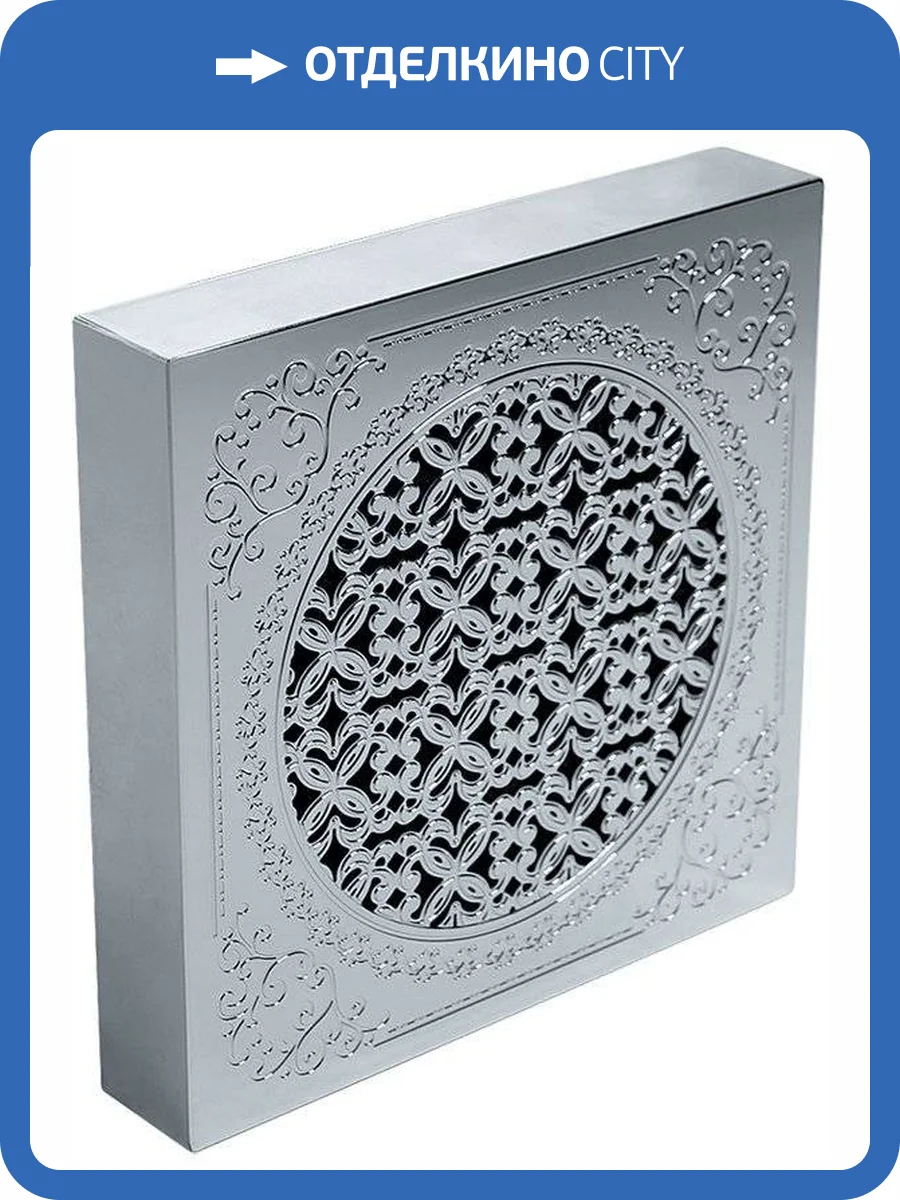 Вытяжной вентилятор Migliore Ventilatoro 23005 с декоративной решеткой, хром фото 4