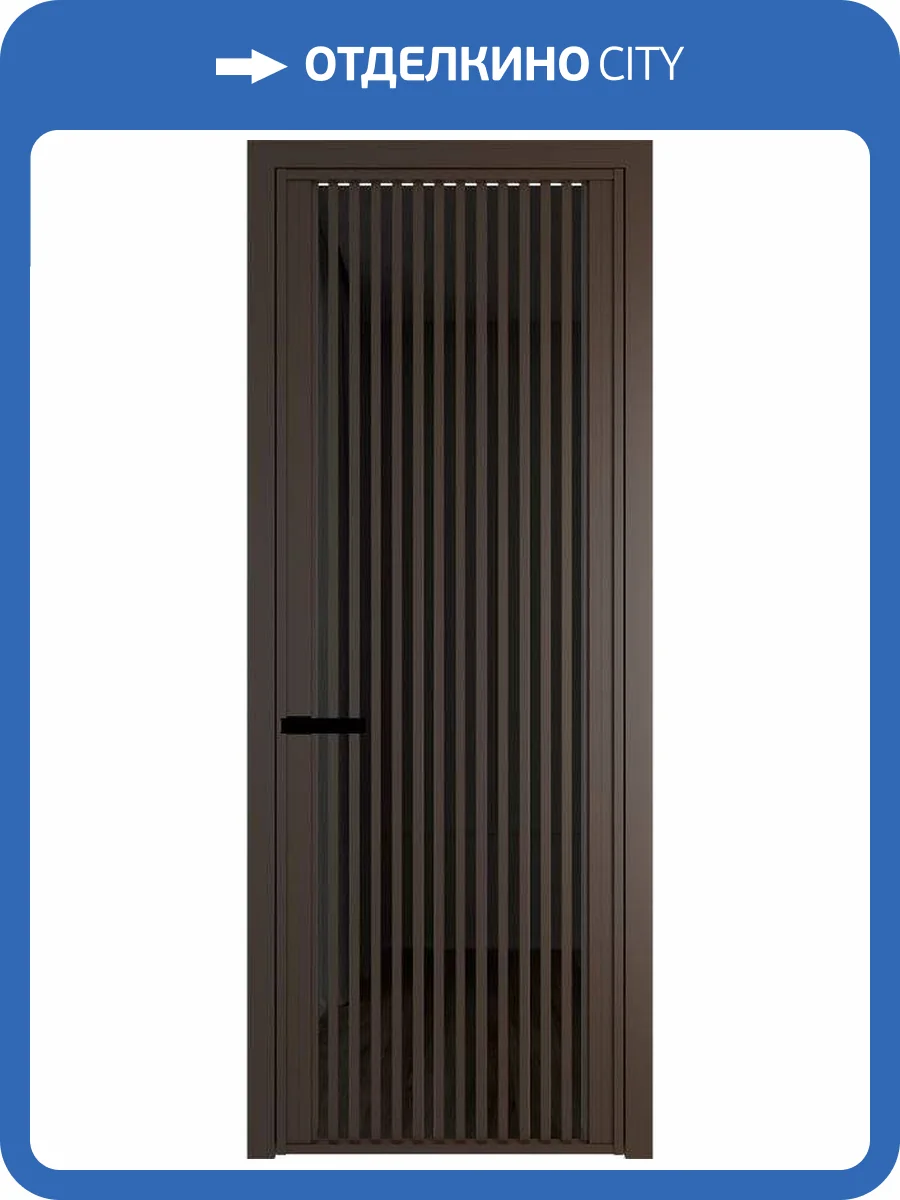 Межкомнатная дверь Profil Doors 3 AGP цвет профиля Деорэ, стекло безопасное 6 мм черное тонированное 800x2000 фото 2