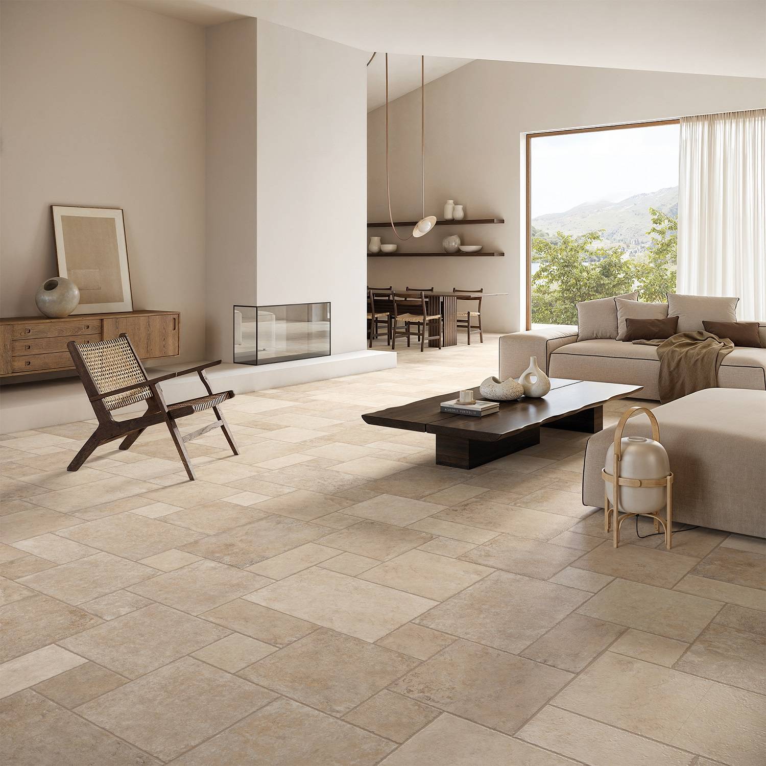 Керамогранит Cerdomus Pietra Di Trani 108680 Avorio 40x40 фото 4