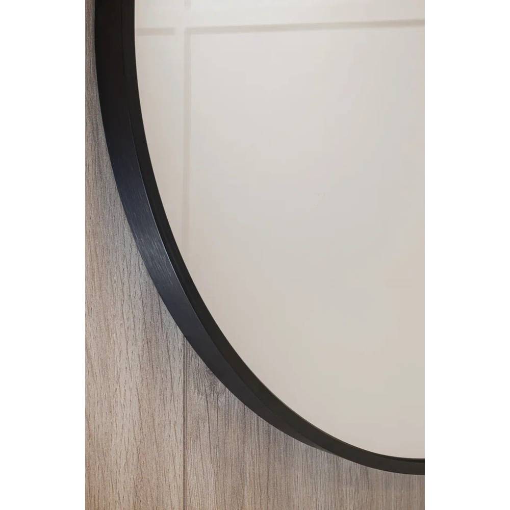 Зеркало Dreja Glow 99.2036 черный, 50x100 фото 3