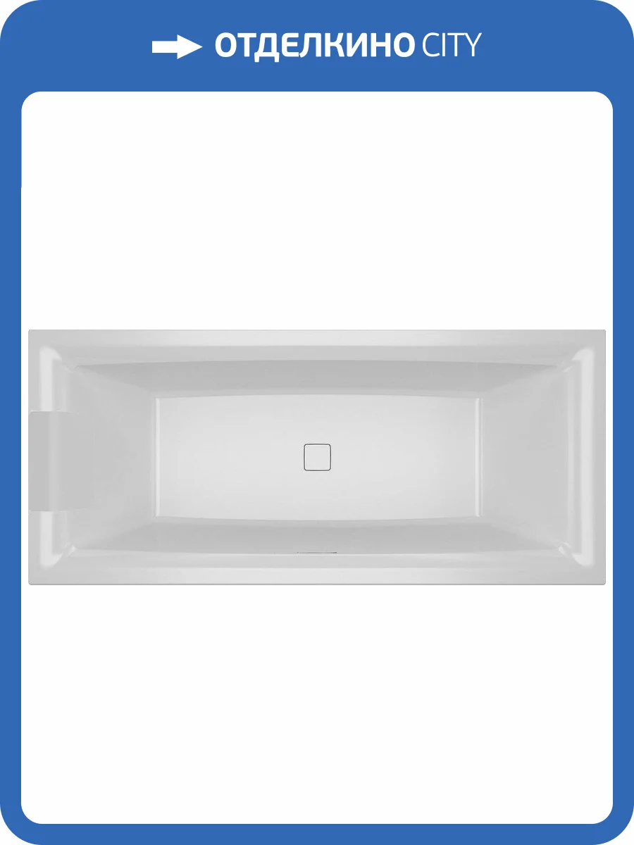 Акриловая ванна Riho Still Square 180x80 подголовник слева фото 12