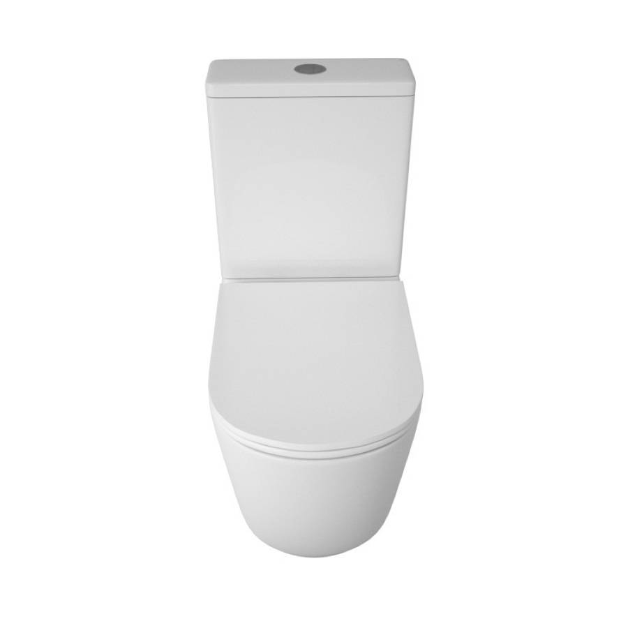 Унитаз-компакт Watersense Milana W00088 безободковый, сиденье микролифт фото 2