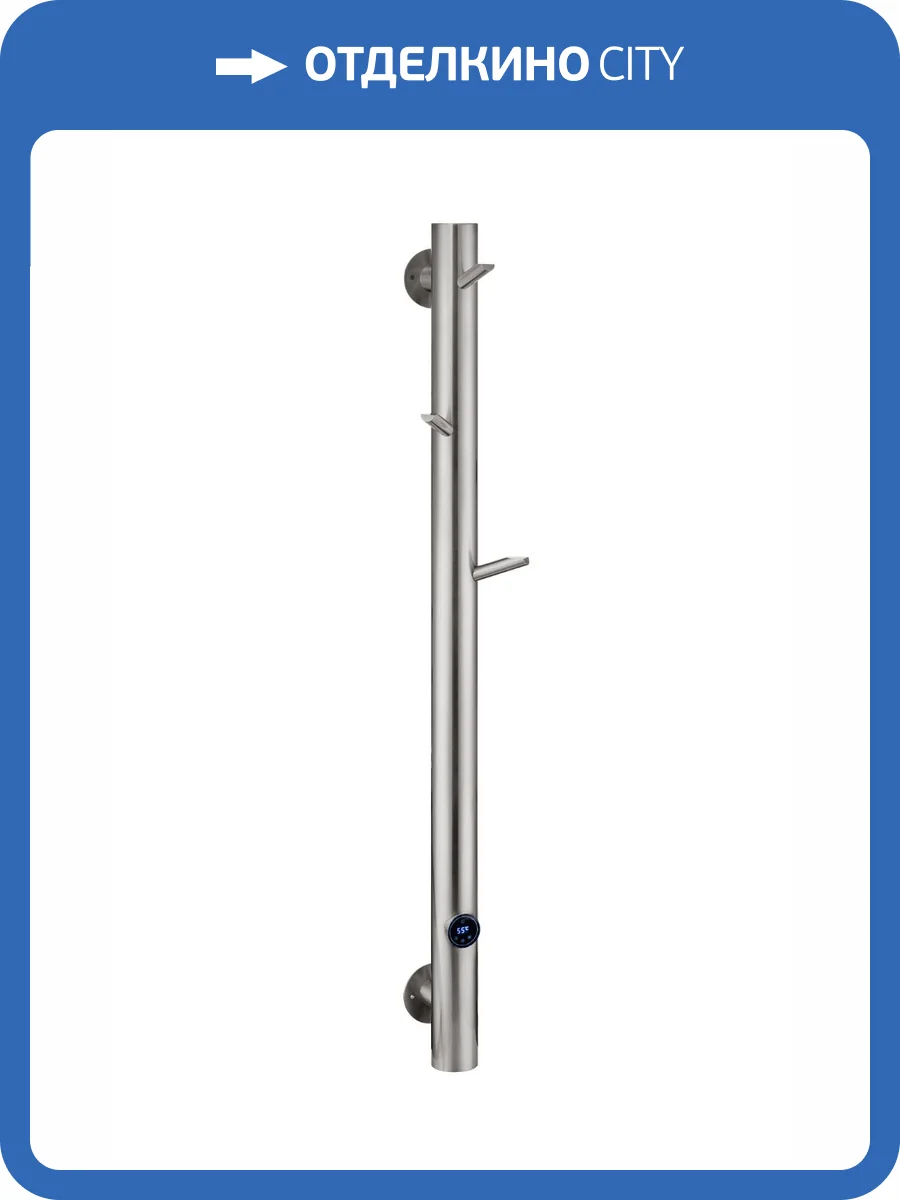 Полотенцесушитель электрический Boheme Uno 724-NB Oak Nikel Brush фото 4