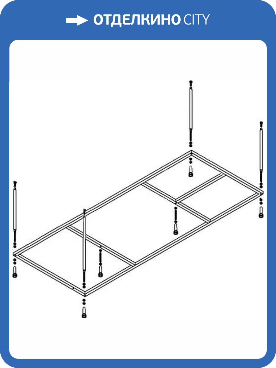 Каркас для ванны Cezares EMP-170-70-MF-R фото 2