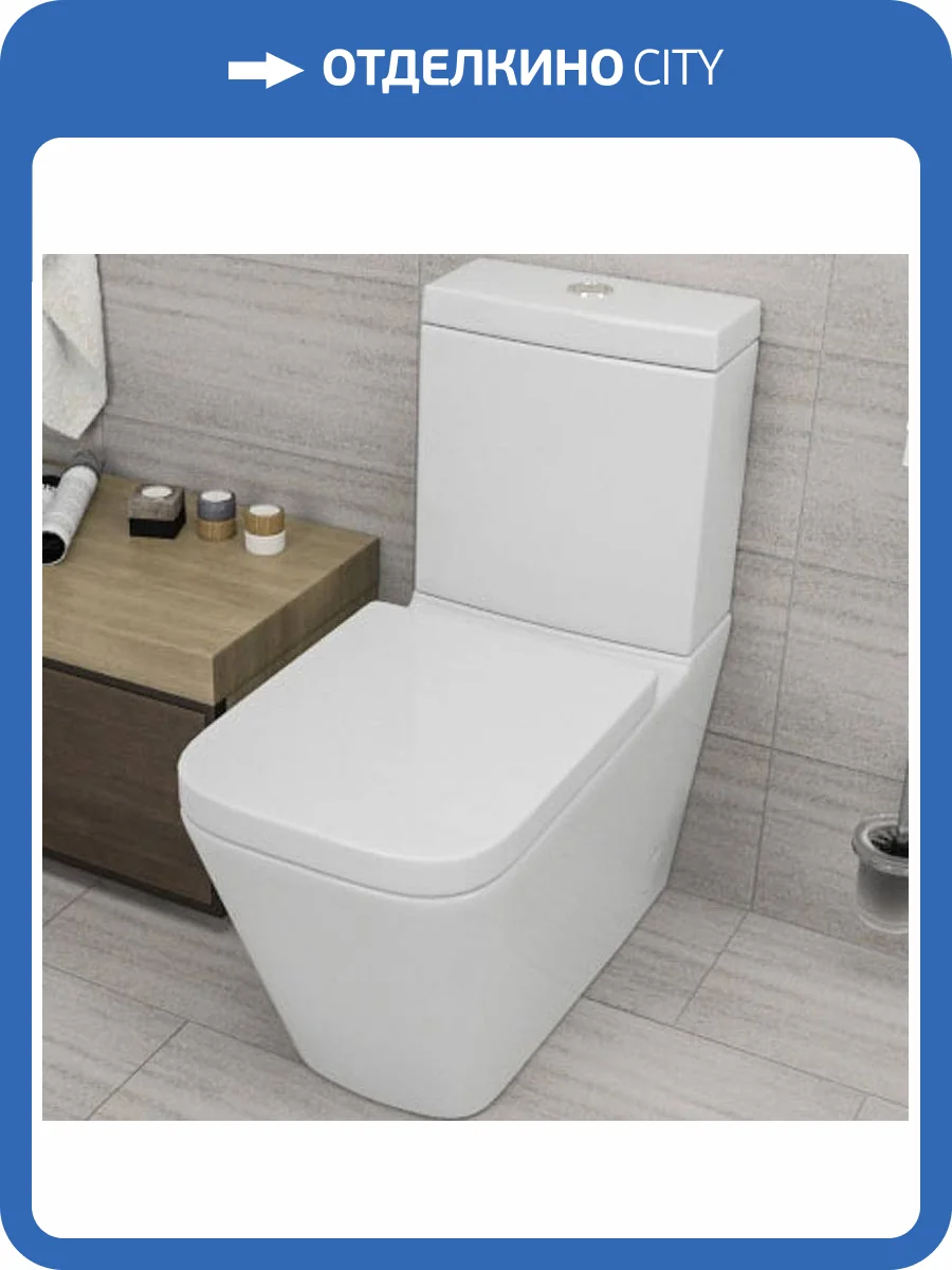 Унитаз-компакт beWash Kraft BKBWR005635 с крышкой-сиденьем микролифт, белый глянцевый фото 4