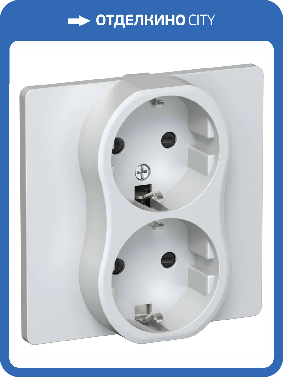 Розетка 2-местная с заземлением и шторками IEK Flite FI-R24C-16-K36 жемчуг фото 2