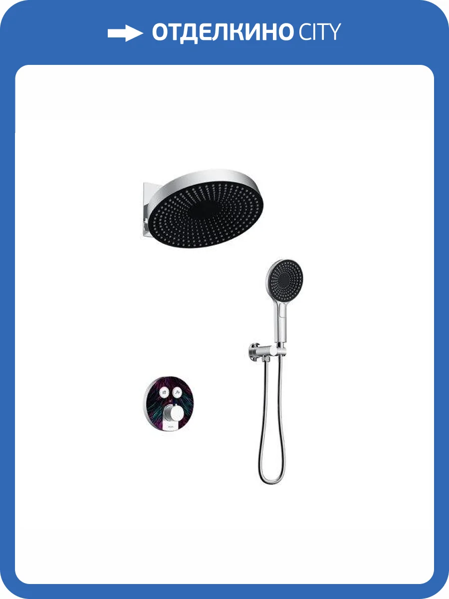 Душевая система Black&White 9401C GH-9401-MC, хром фото 12