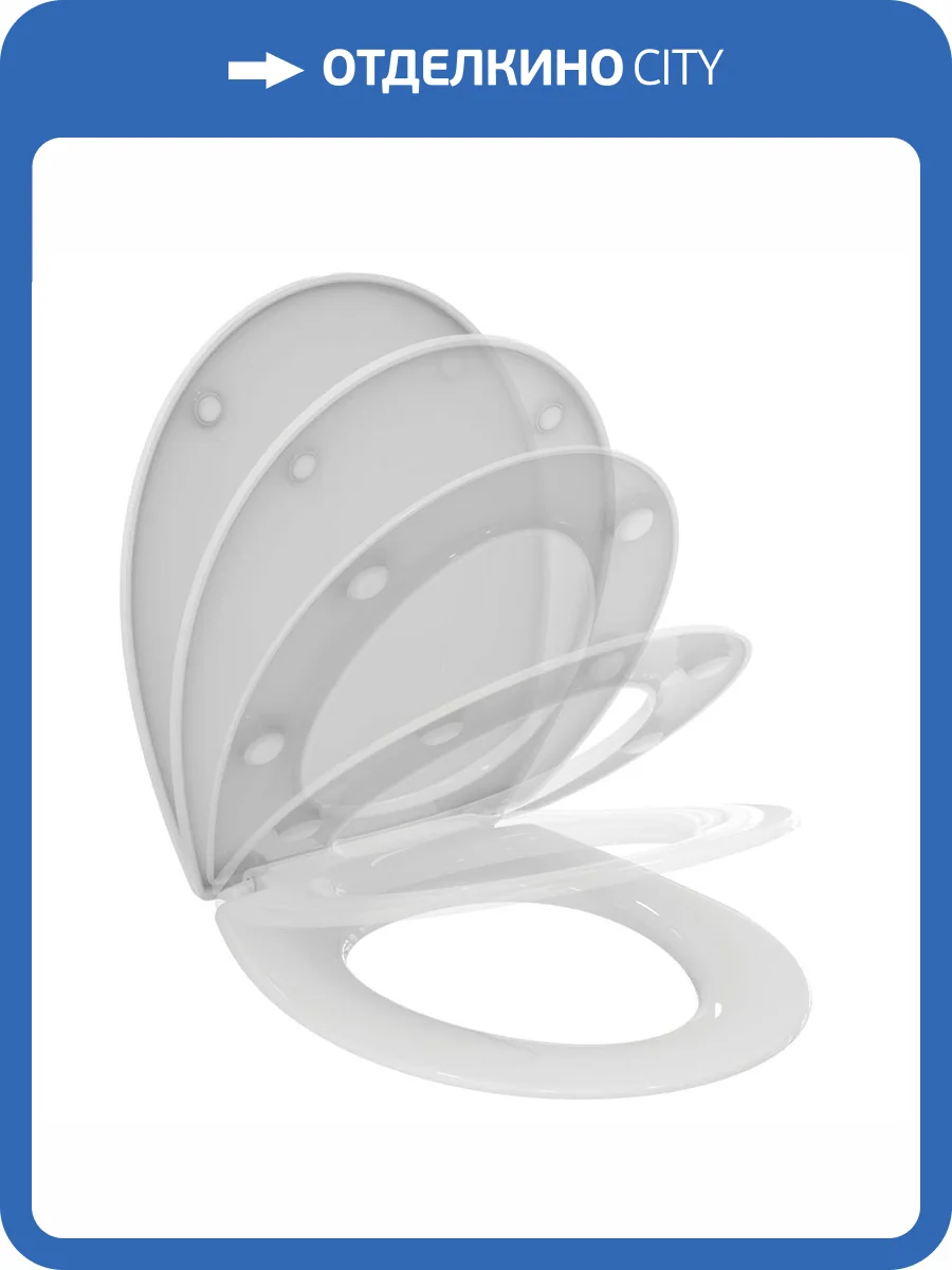 Крышка-сиденье Ideal Standard Eurovit E131801 Euro White (Евробелый) фото 5