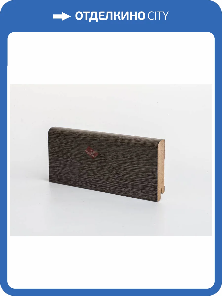 Плинтус Deartio Best B202-08 Дуб Серый Браш 2050x80x16 фото 2