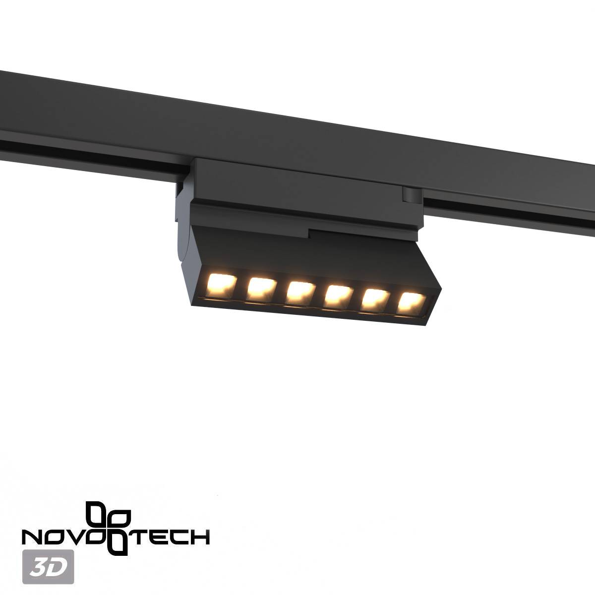 Трековый линейный светодиодный светильник Novotech EOS 359741 фото 9