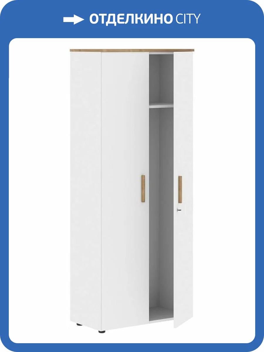 Шкаф Skyland Forta 00-07090310 Белый премиум/Дуб Гамильтон фото 2