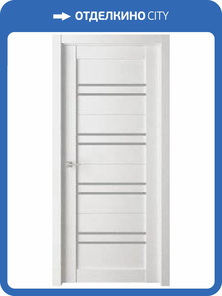 Межкомнатная дверь Verda Велюкс 5 ДО (Бьянко) 2000x700 фото 2