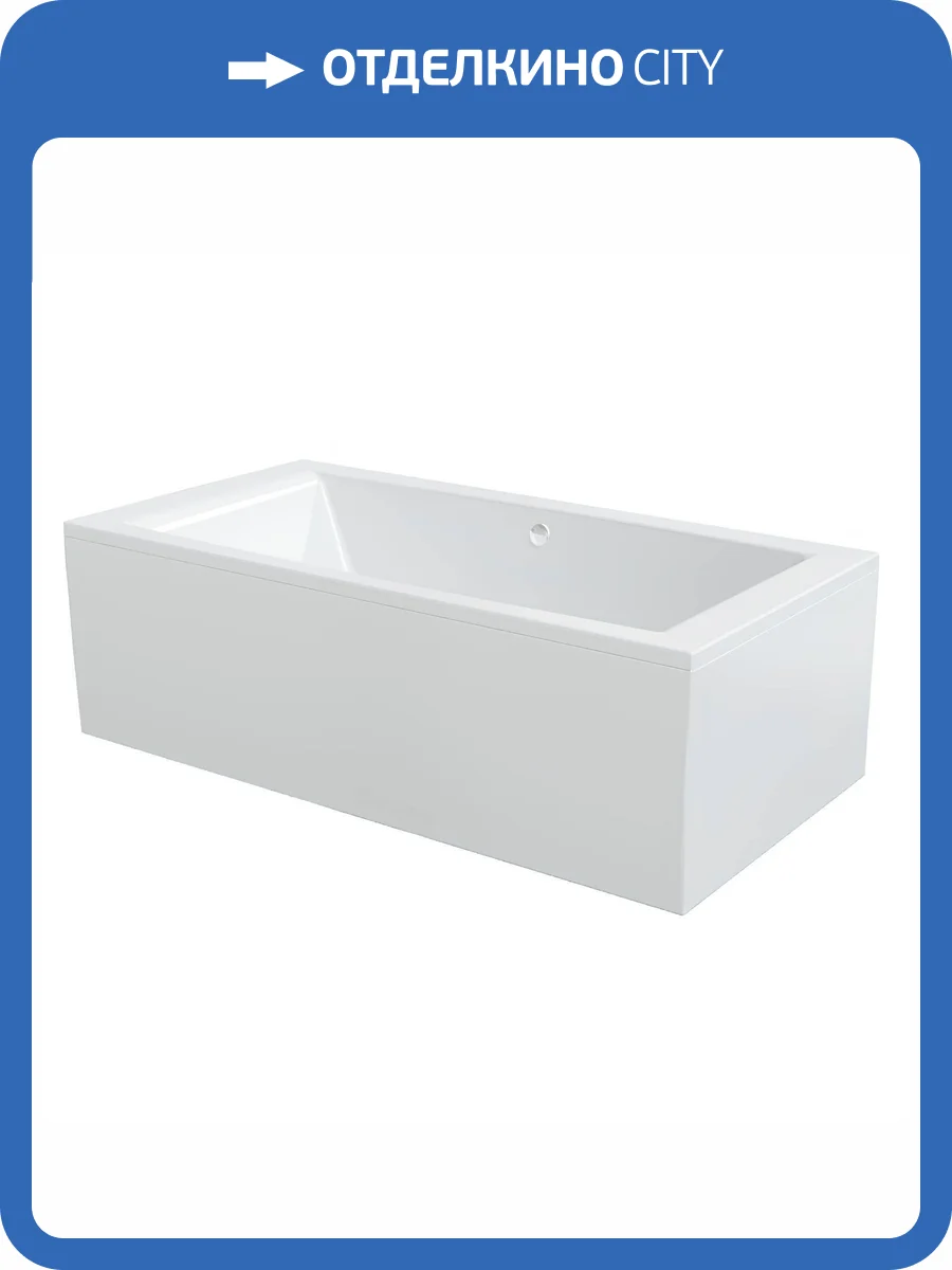 Акриловая ванна Marka One Aelita 200x100 с каркасом фото 5