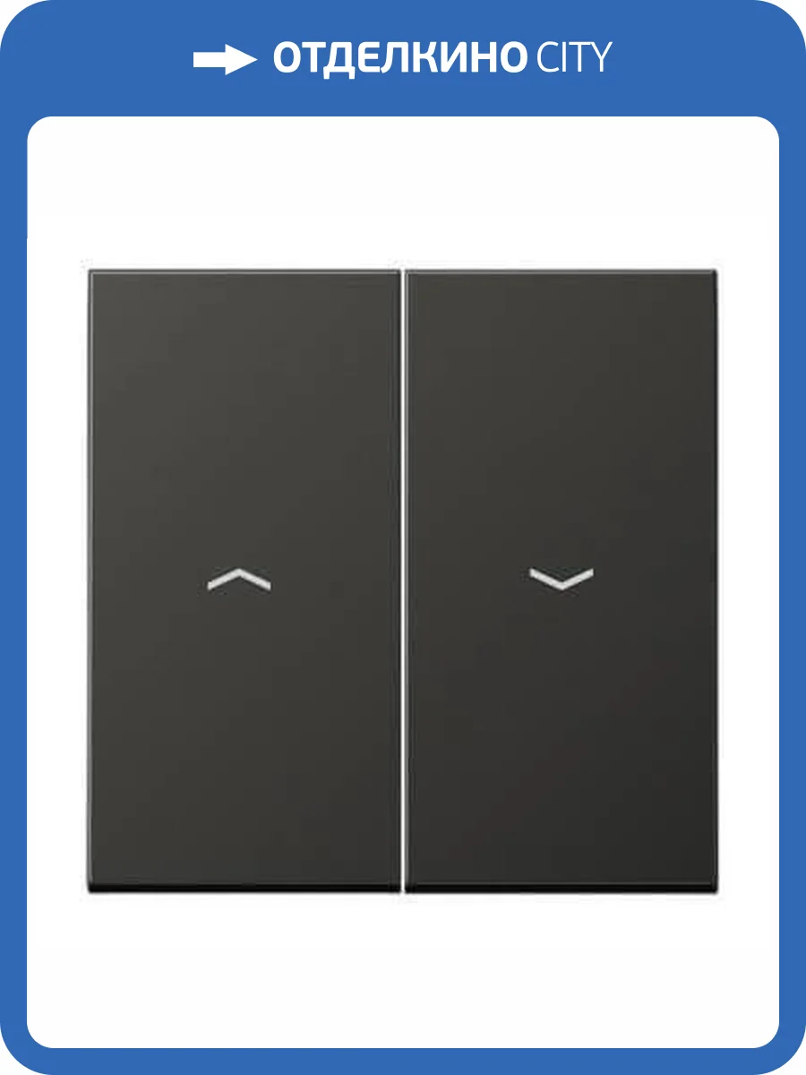 Клавиша двойная жалюзийная Jung LS 990 антрацит AL2995PAN фото 2