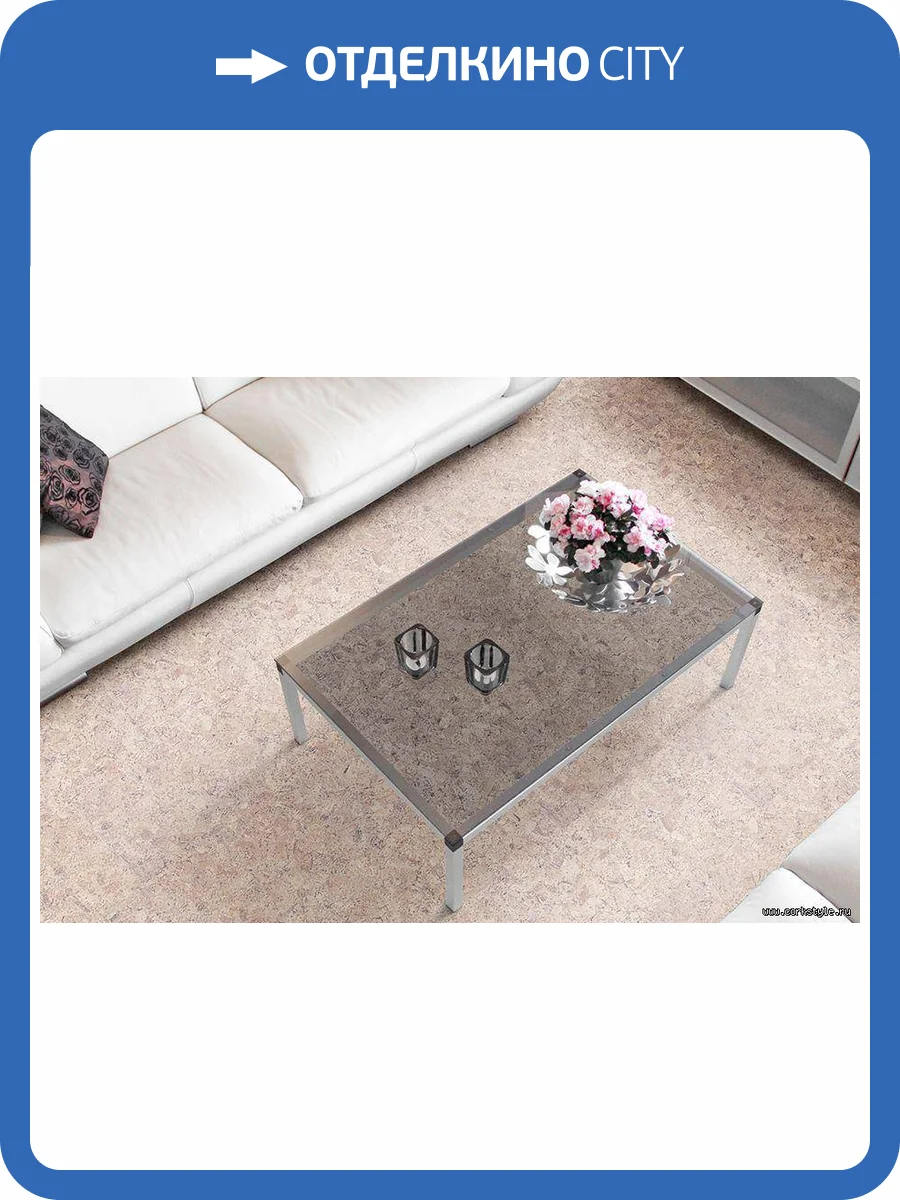 Пробковое покрытие Corkstyle Cork Wise P999 Crеme клевое 915x305x4 мм фото 4