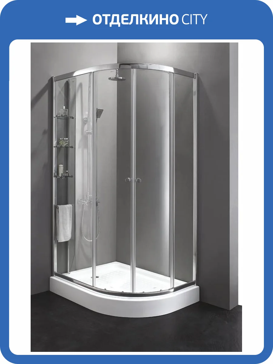 Душевой уголок Cezares ANIMA-W-RH-2-120/100-C-Cr-R профиль хром, стекло прозрачное, 120x100x200 фото 4