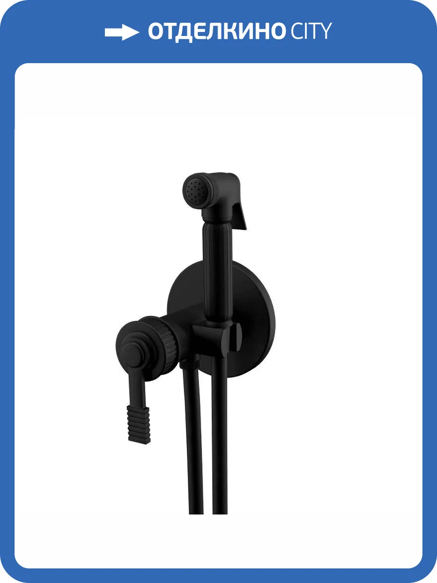 Гигиенический душ Remer Atelier AL65ZNO черный матовый фото 3