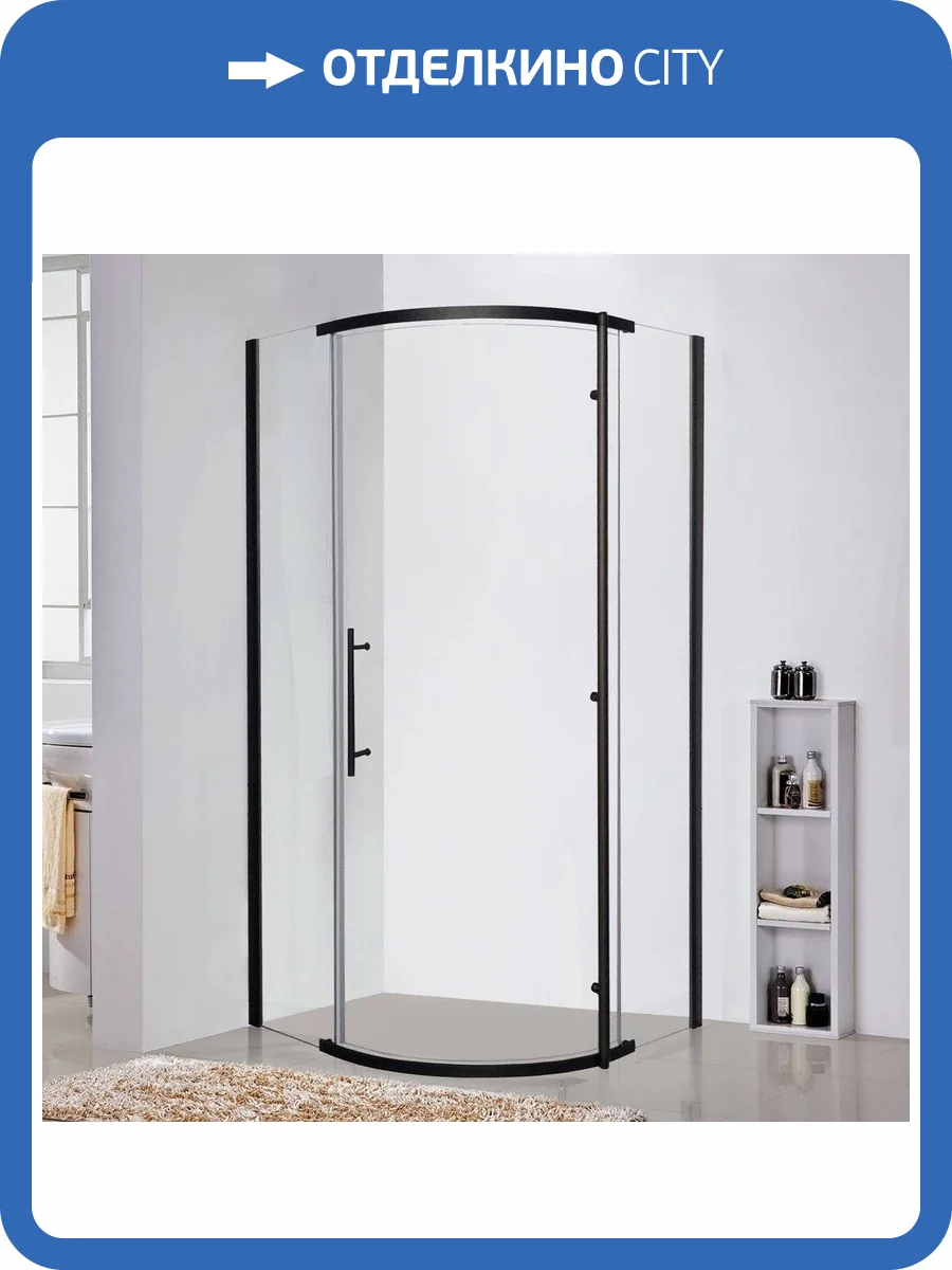 Душевой уголок Bravat Blackline BS090.1110A 90х90х195 фото 14