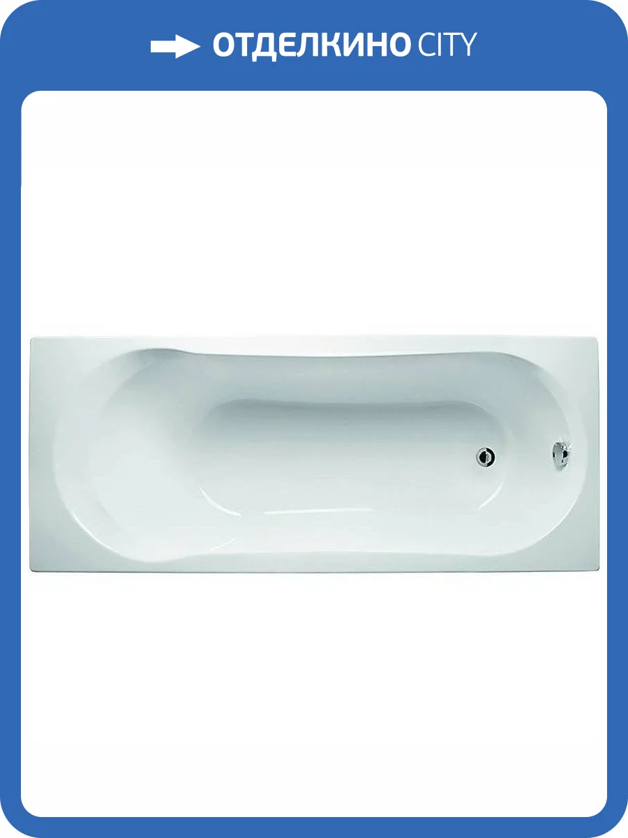 Акриловая ванна Creto Liona 170x70 с каркасом фото 5