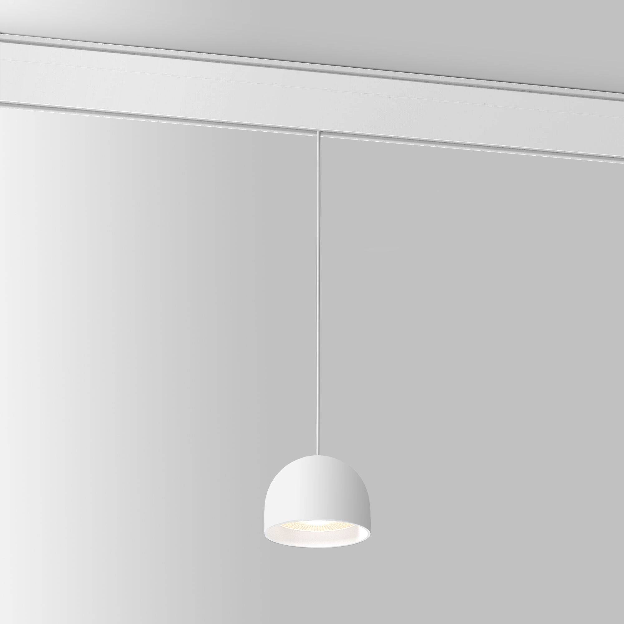 Магнитный трековый подвесной светодиодный светильник Elektrostandard Slim Magnetic 85126/01 8W 4000K Uno белый