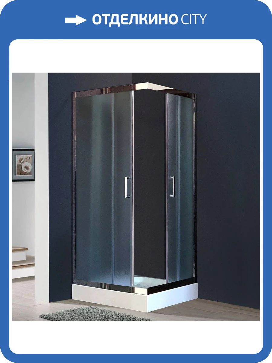 Душевой уголок Royal Bath HPD RB8090HPD-C-CH 90x80 фото 4