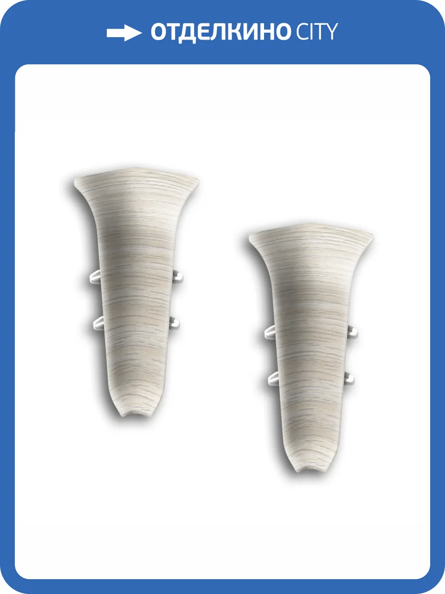 Внутренний угол Ideal Классик 70 252 Ясень Белый фото 3