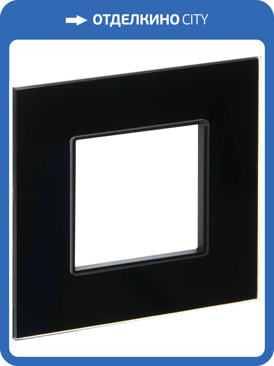 Рамка 1-постовая IEK Skandy SK-M12-G-K02 черный фото 6