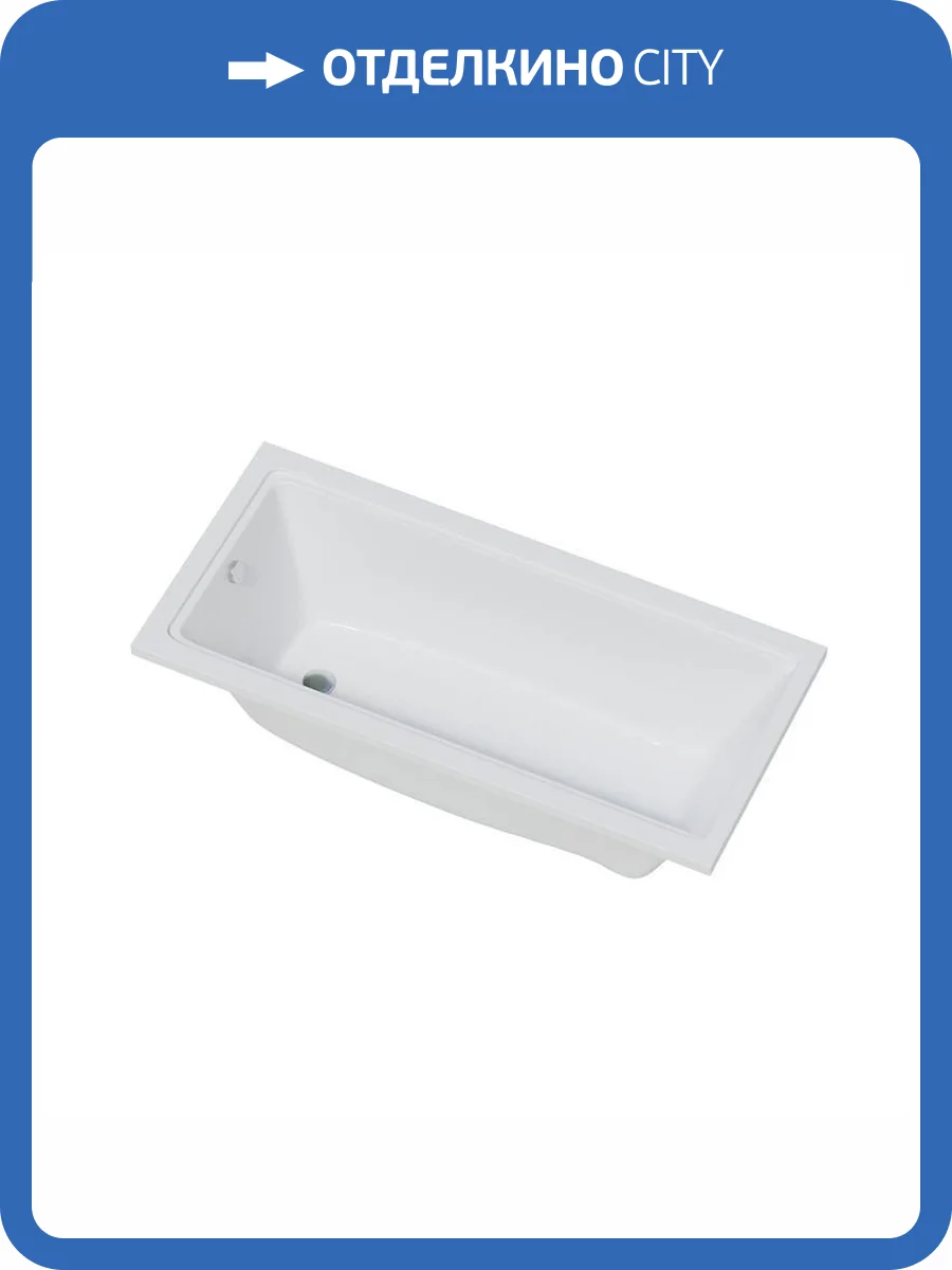 Акриловая ванна Corpa Nera Davinci 170x70 белая глянцевая фото 4