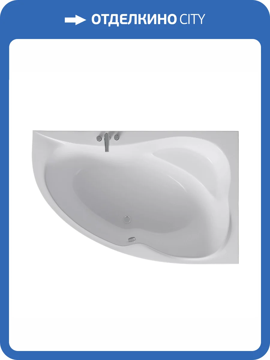Акриловая ванна Alex Baitler Ladoga 170x110 правая фото 4