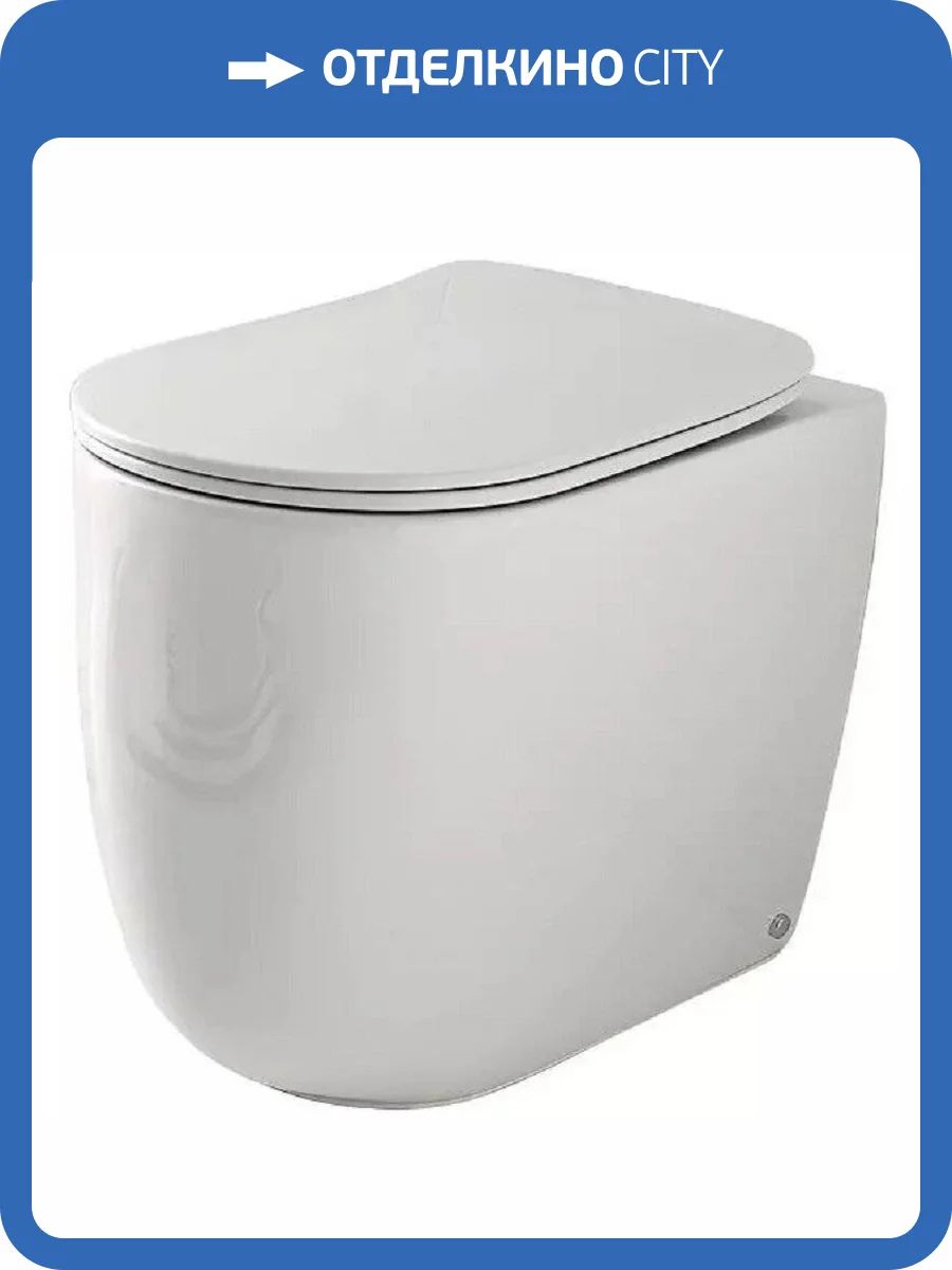 Унитаз приставной Kerasan Nolita 531901 безободковый, без сиденья фото 3