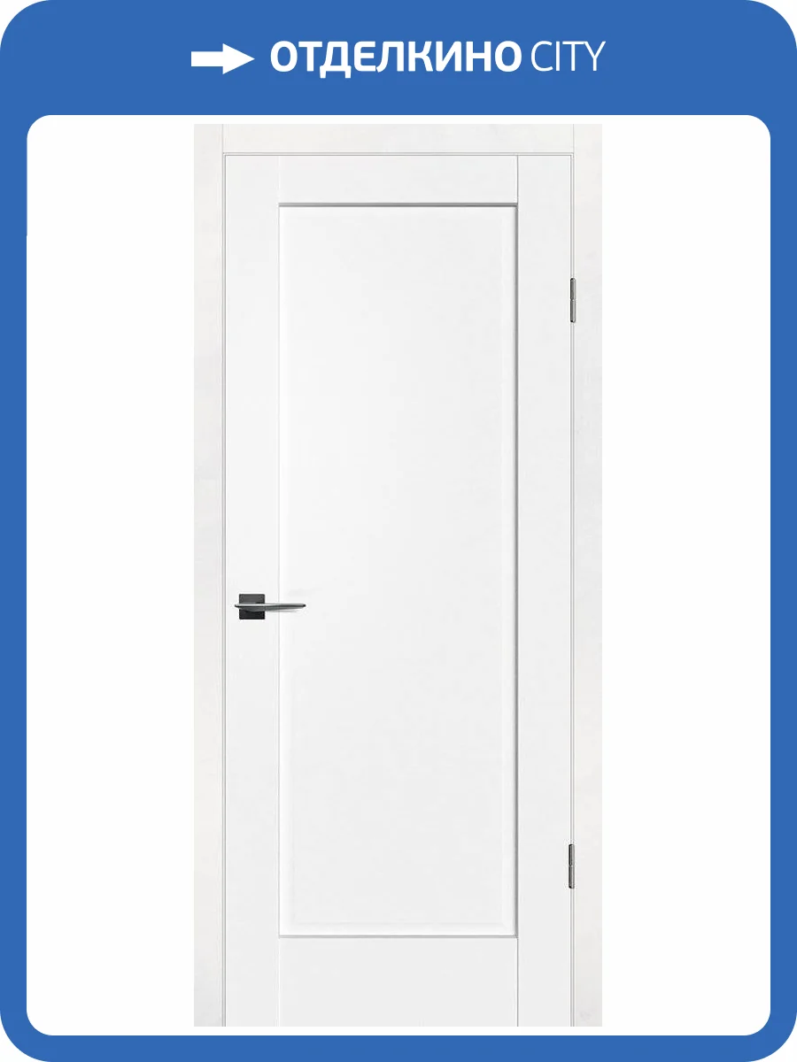 Межкомнатная дверь Profilo Porte экошпон PSC-42, глухая, белый 700x2000 фото 2