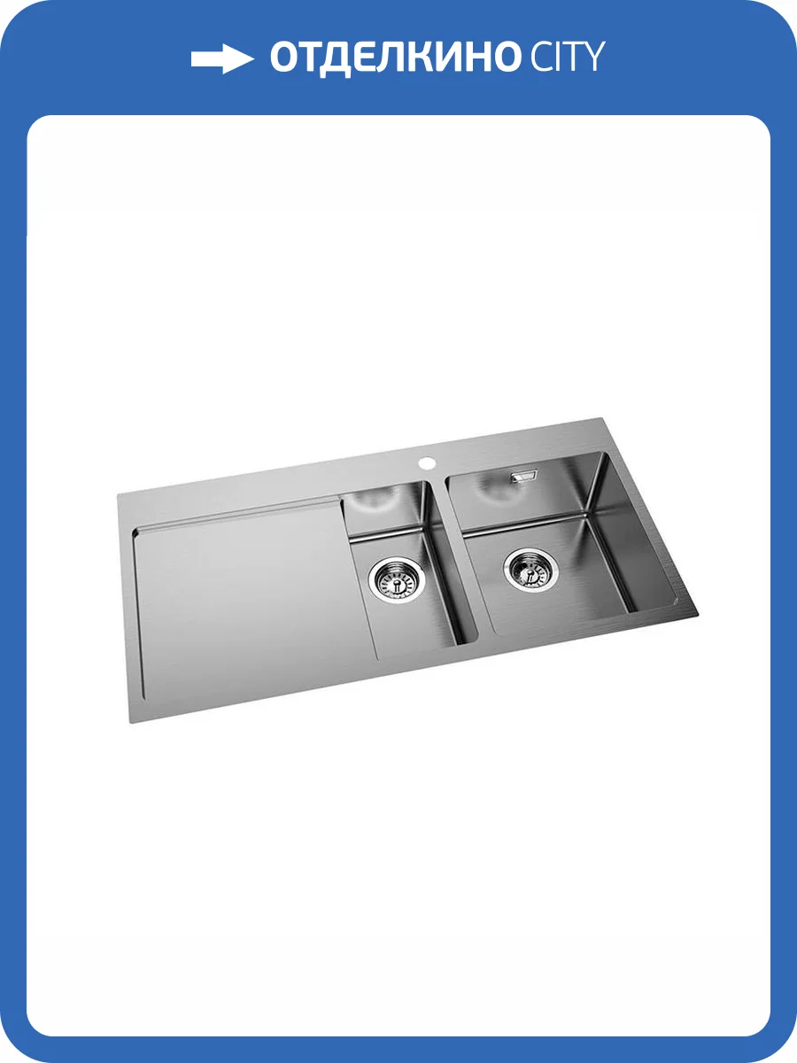 Мойка кухонная Oulin OL-FTR201R сатин фото 6