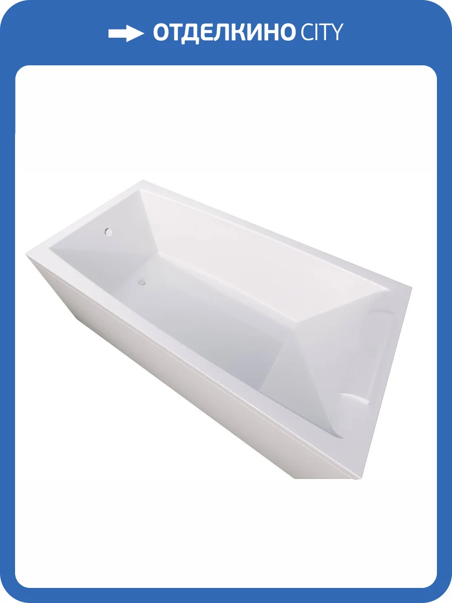 Акриловая ванна для комплекта Marka One Aelita 01ае1575 150x75 фото 3