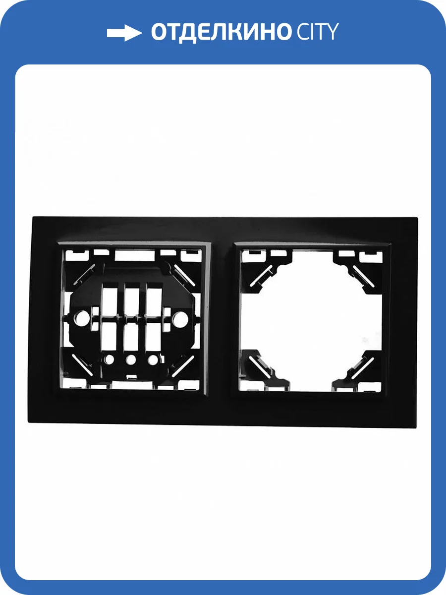 Рамка на 2 поста Feron Эрна 39483 фото 2