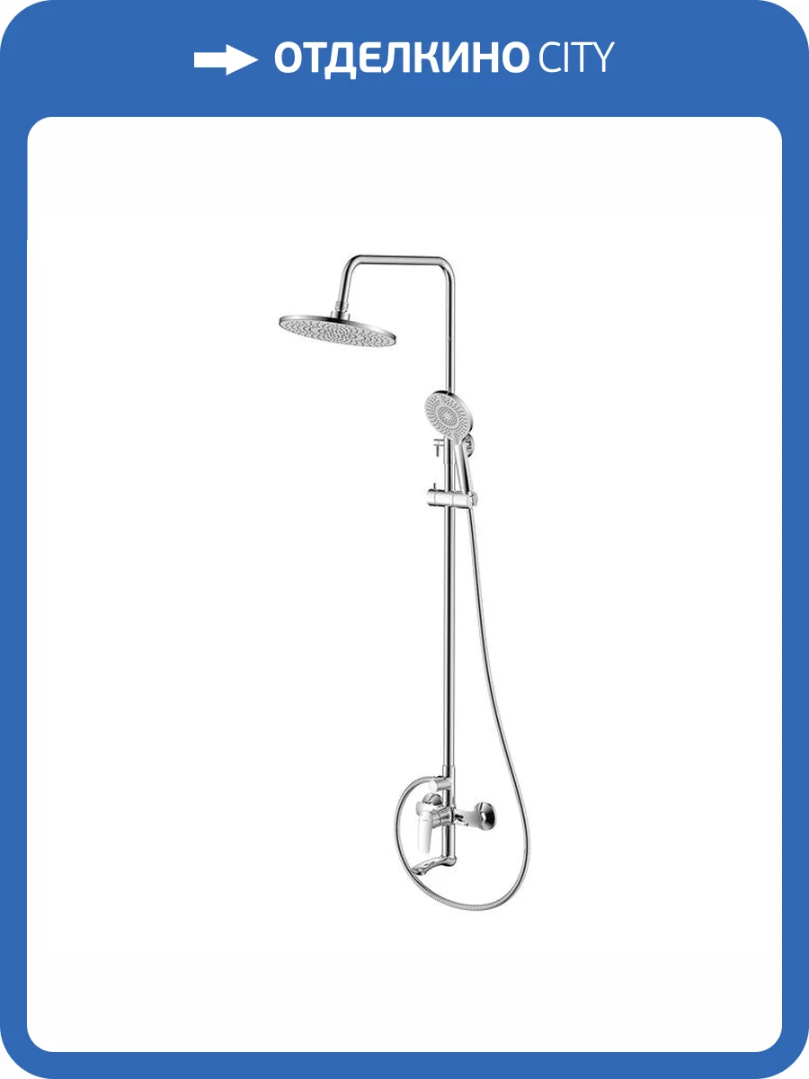 Душевая стойка Milardo Rora RORSB4FM06 хром фото 6