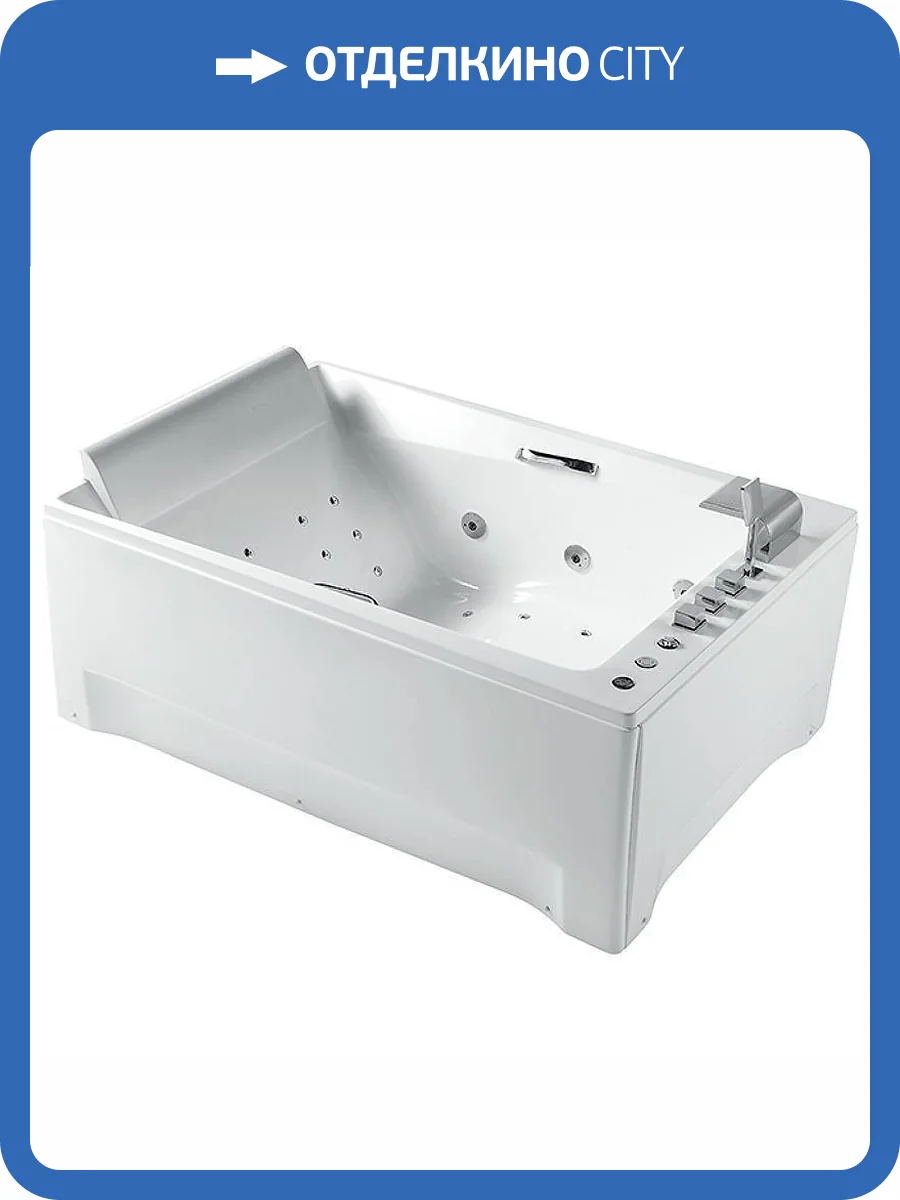 Акриловая ванна Orans BT-65105 65105R0 180x120 правая, с гидромассажем фото 5