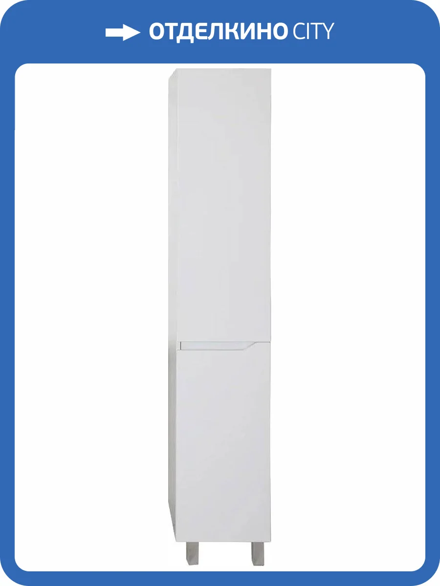 Шкаф-пенал ASB-Mebel Бари 35 R белый фото 5